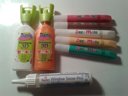 mes coulis (Déco Mate,Diams,Window Snow-Pen)